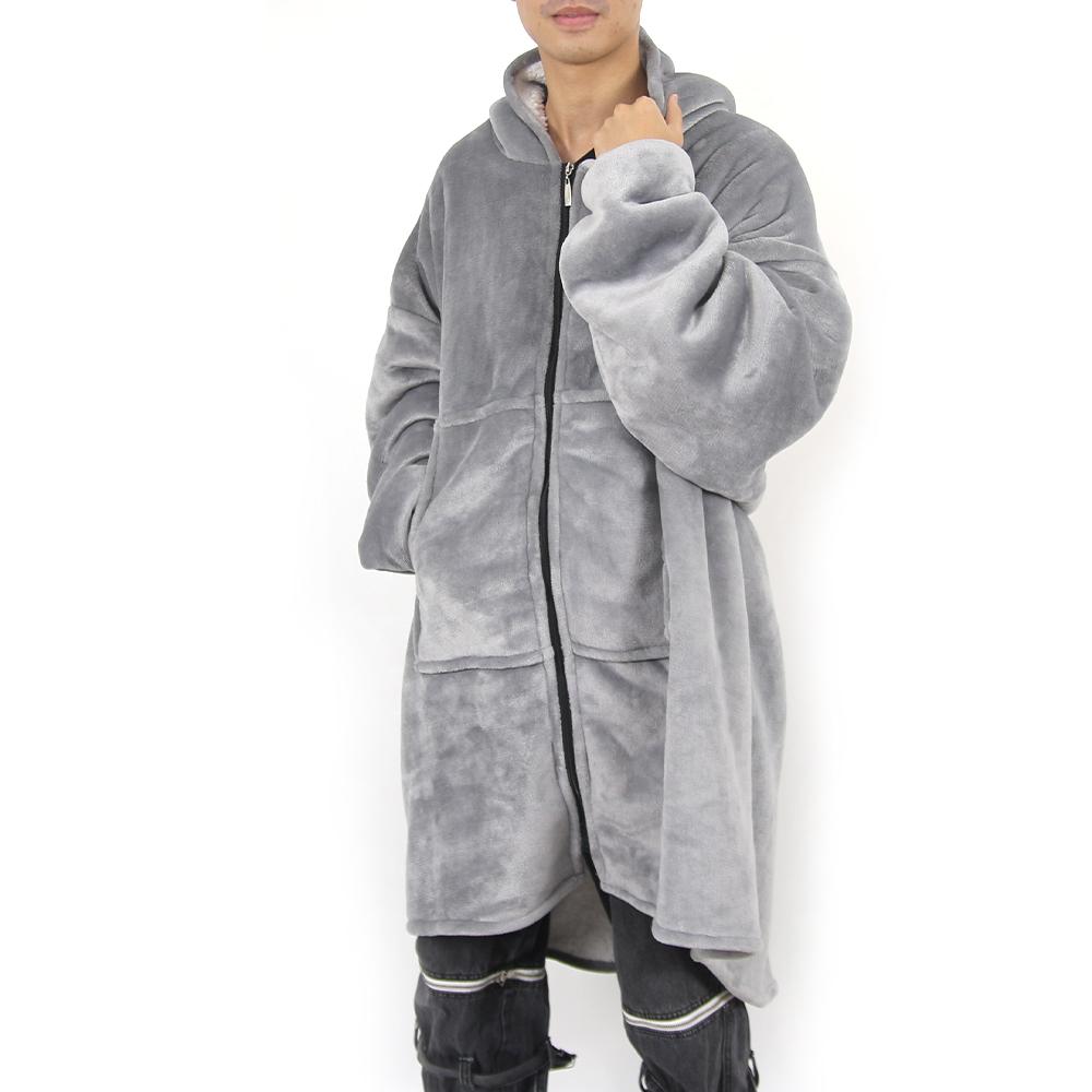 (UNISEX) Fleece Oversized Blanket Hoodie