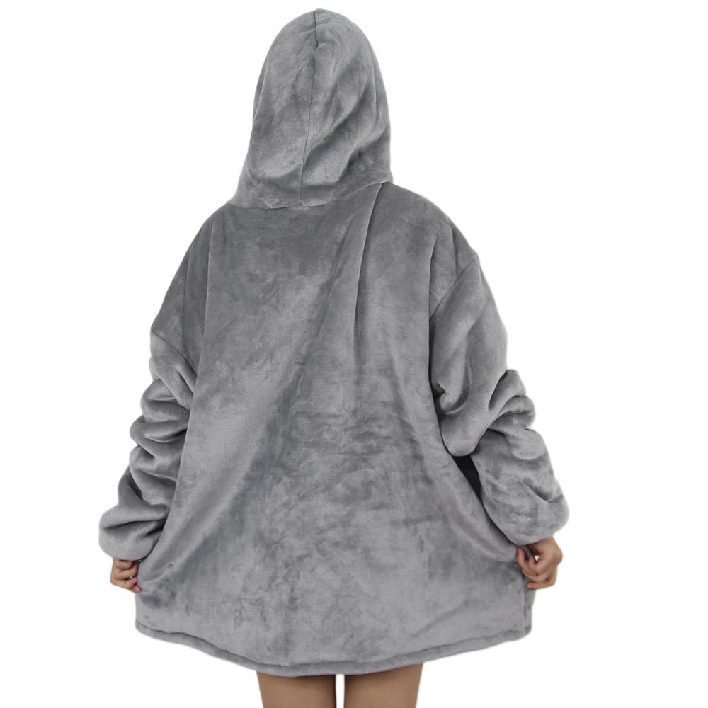 (UNISEX) Fleece Oversized Blanket Hoodie