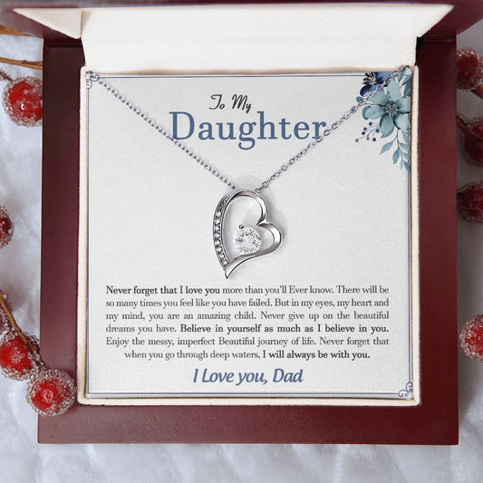 My Daughter, Believe In Yourself | Forever Love Necklace