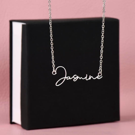 Customized Signature Name Necklace