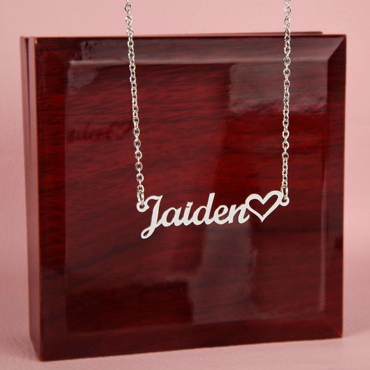 Customized Heart Name Necklace